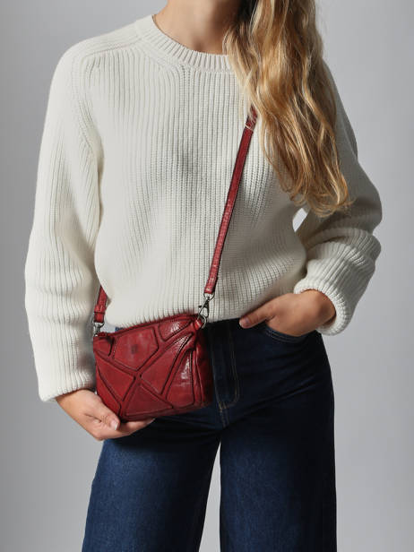 Shoulder Bag Heritage Leather Biba Red heritage DON1L other view 1