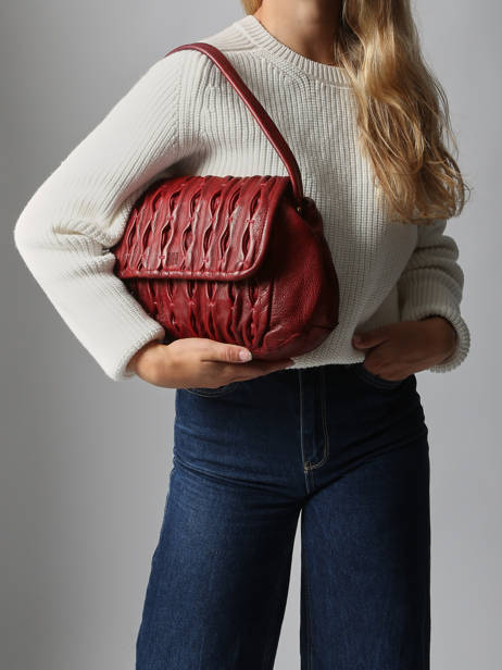 Shoulder Bag Heritage Leather Biba Violet heritage MEE1L other view 1