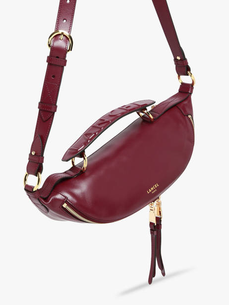 Sac Bandoulière S Origami Cuir Lancel Violet origami A12527 vue secondaire 1