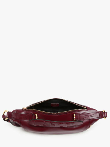 Sac Bandoulière S Origami Cuir Lancel Violet origami A12527 vue secondaire 2