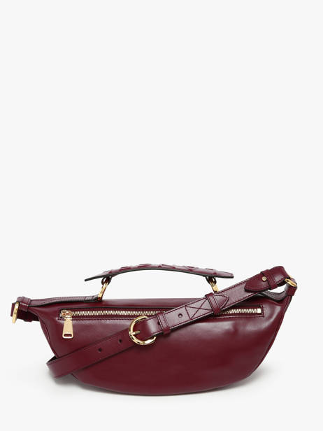 Sac Bandoulière S Origami Cuir Lancel Violet origami A12527 vue secondaire 3