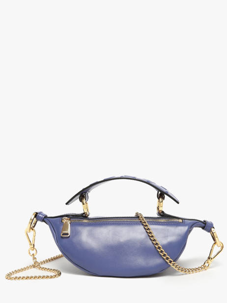 Sac Xs Origami Cuir Lancel Bleu origami A12526 vue secondaire 3