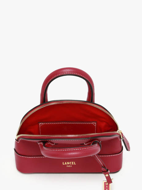 Sac Bandoulière Belleville Cuir Lancel Rouge belleville A13735 vue secondaire 2