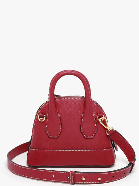 Sac Bandoulière Belleville Cuir Lancel Rouge belleville A13735 vue secondaire 3