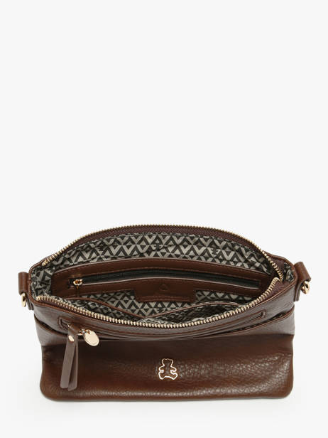 Sac Bandoulière Zip Lulu castagnette Marron zip ZAHARA vue secondaire 2