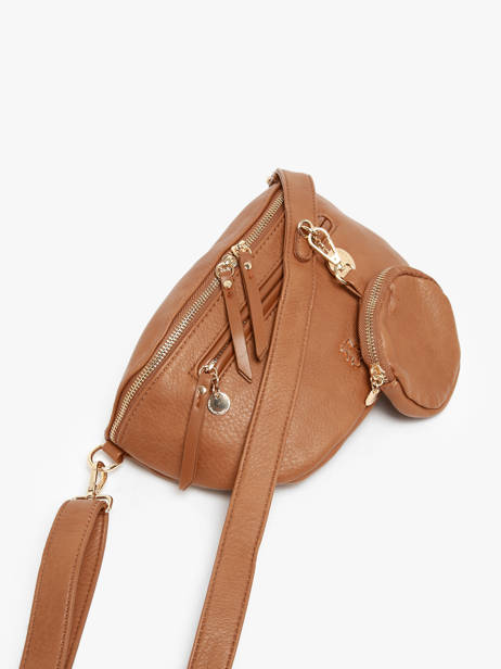 Sac Banane Lulu castagnette Marron zip YSALINE vue secondaire 1