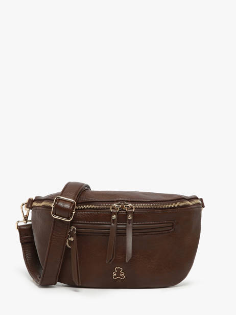 Belt Bag Lulu castagnette Brown zip YSALINE