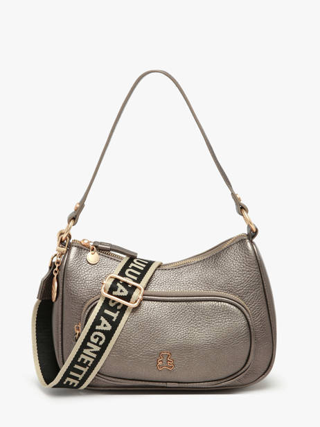 Sac Porté épaule Pocket Lulu castagnette Argent pocket ZAHYNA