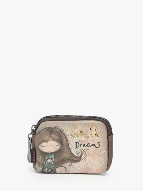 Porte-monnaie Anekke Beige real 41709018