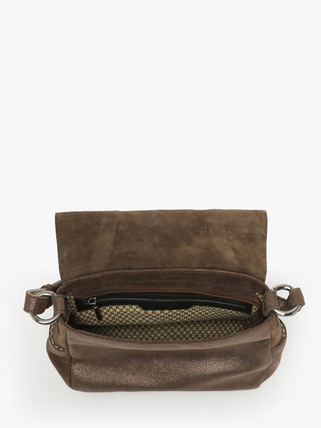 Shoulder Bag Vintage Leather Mila louise Brown vintage 3677XV other view 2