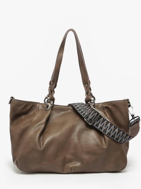 Sac Porté épaule Vintage Cuir Mila louise Marron vintage 3826C vue secondaire 4