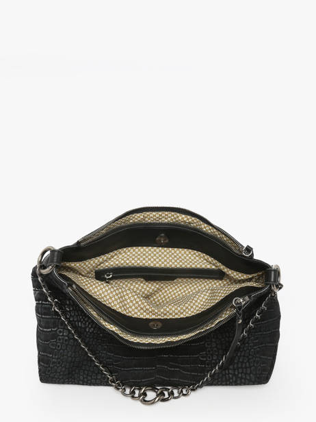 Crossbody Bag Vintage Leather Mila louise Black vintage 3822KRC other view 2