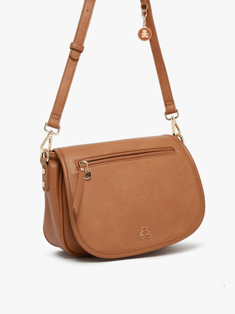 Shoulder Bag Zip Lulu castagnette Brown zip ZAHAR other view 1