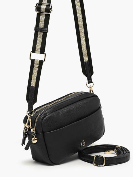Shoulder Bag Soft Lulu castagnette Black soft YAHIA other view 1