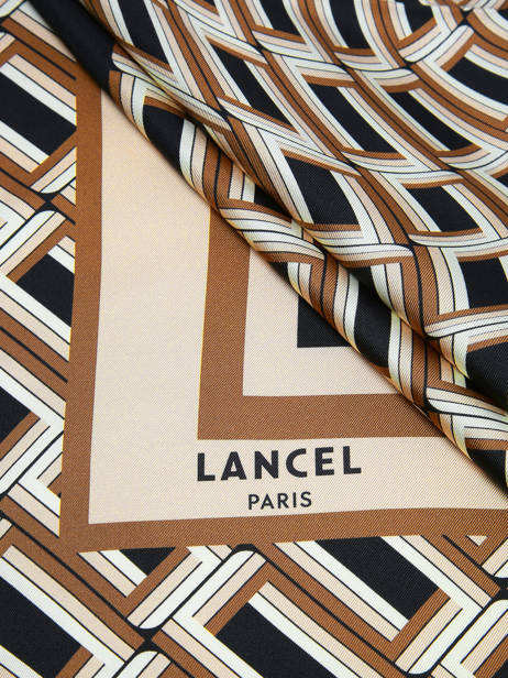 Scarf Lancel Black charms A13497 other view 1