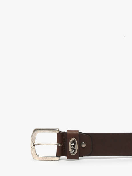 Adjustable Men's Belt Von dutch Brown belt HERTS other view 1