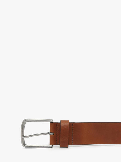 Leather Lingo Men's Belt Von dutch Brown belt LINGO other view 1