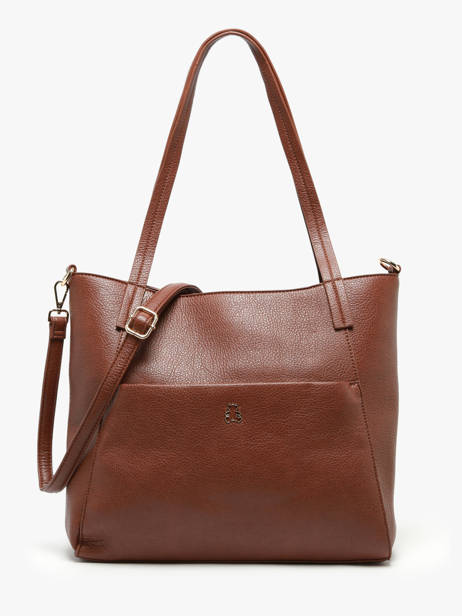 Sac Porté épaule Soft Lulu castagnette Marron soft ZACARI