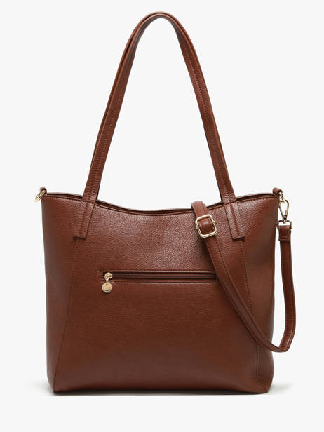 Sac Porté épaule Soft Lulu castagnette Marron soft ZACARI vue secondaire 4