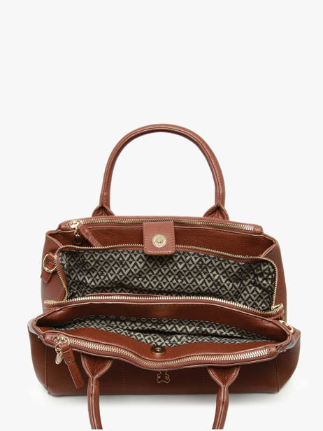 Handbag Soft Lulu castagnette Brown soft YAEL other view 3