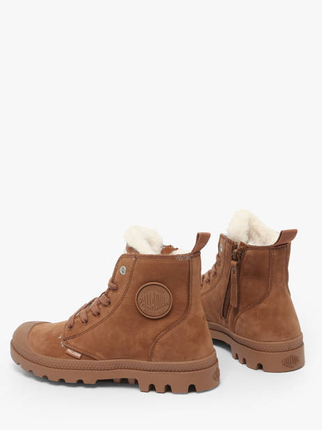 Boots In Leather Palladium Brown women 95982291 other view 3
