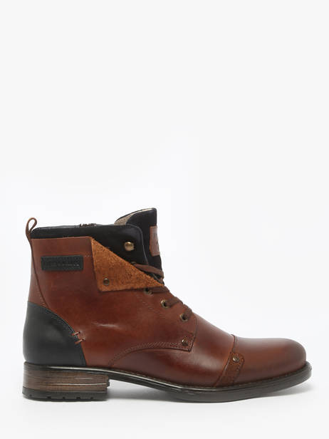 Boots Yedos In Leather Redskins Brown men YEDOS other view 1