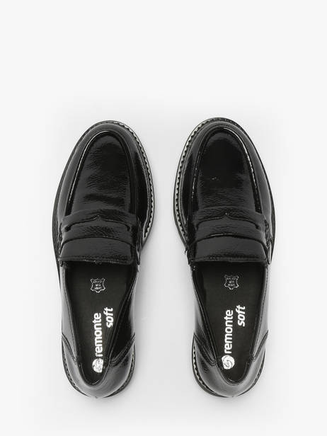 Moccasins In Leather Remonte Black women 2 other view 3