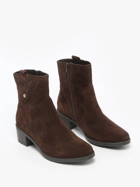 Heeled Boots In Leather Tt. bagatt Brown women 14006100 other view 2