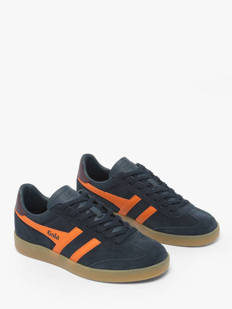 Sneakers In Leather Gola Blue men CMB735 other view 1