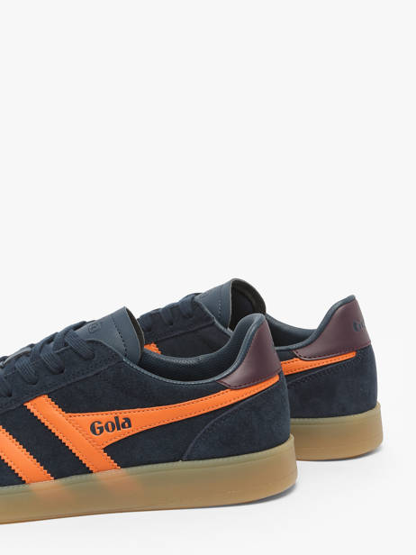 Sneakers In Leather Gola Blue men CMB735 other view 2