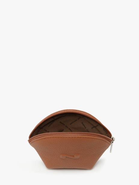 Leather Coin Purse Nathan baume Brown original n 340N other view 1
