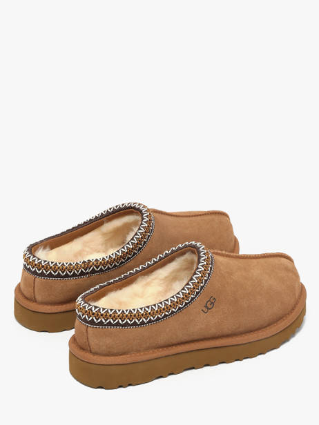 Slippers In Leather Ugg Brown women 1174470 other view 3