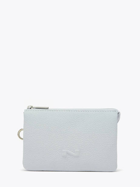 Trousse 2 Compartiments Cuir Nathan baume Bleu original n 283N