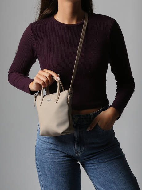 Shoulder Bag L.12.12 Concept Lacoste Beige l.12.12 concept NF2609PK other view 1