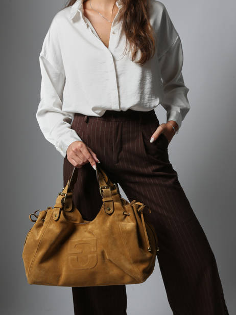 Shoulder Bag Chiara Leather Gerard darel Yellow chiara DCS84407 other view 1