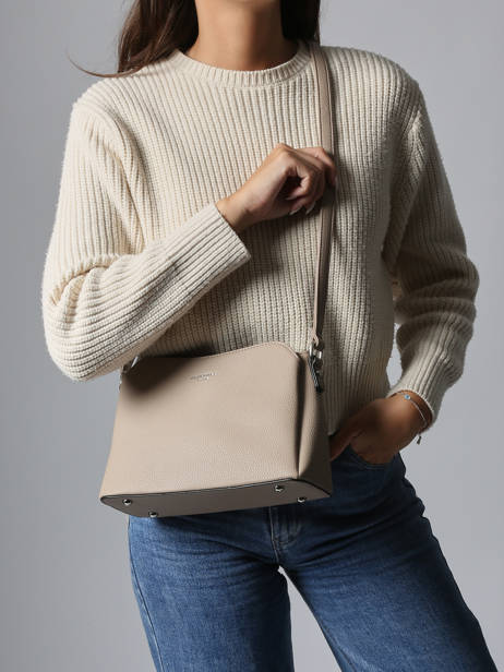 Sac Bandoulière Grained Miniprix Beige grained F2516 vue secondaire 1