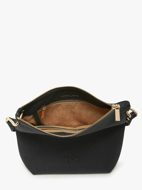 Sac Bandoulière Tiki Mini Cuir Nathan baume Noir victoria N1910586 vue secondaire 3