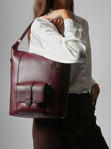 Shoulder Bag Premier Flirt Leather Lancel Violet premier flirt A13789 other view 1