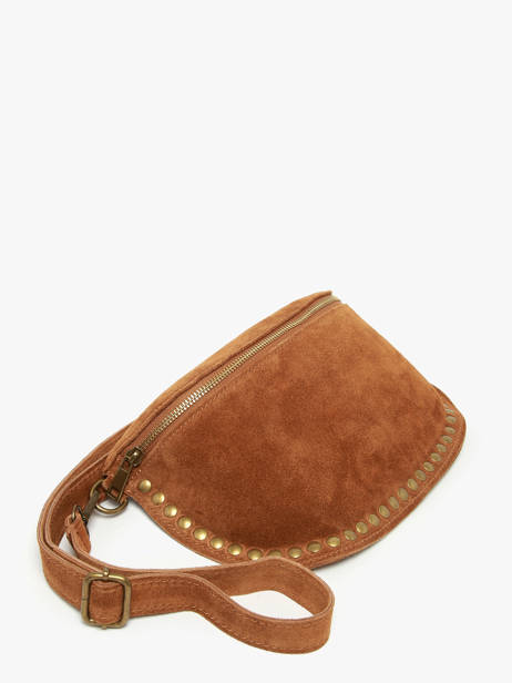 Sac Banane Milano Marron velvet VE24112 vue secondaire 1