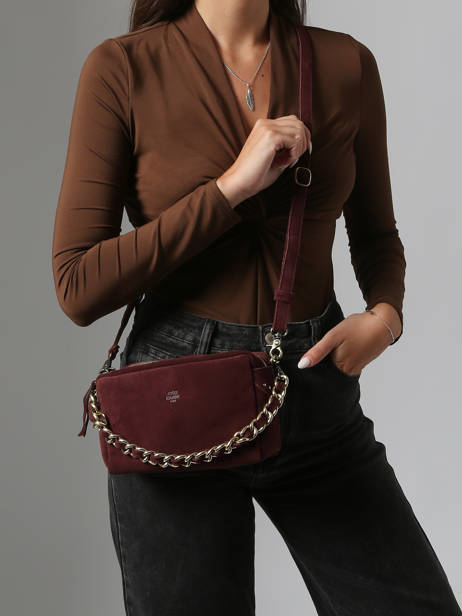 Shoulder Bag Vintage Leather Mila louise Brown vintage 23673V other view 1