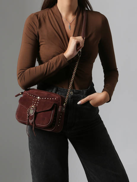 Shoulder Bag Vintage Leather Mila louise Brown vintage 3327VC other view 1