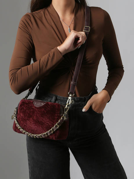 Shoulder Bag Vintage Leather Mila louise Brown vintage 23673FUC other view 1
