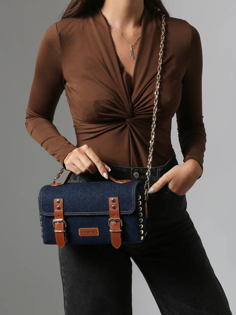 L'artisan Denim Brut Crossbody Bag Paul marius Blue denim brut ARTI2DEB other view 1