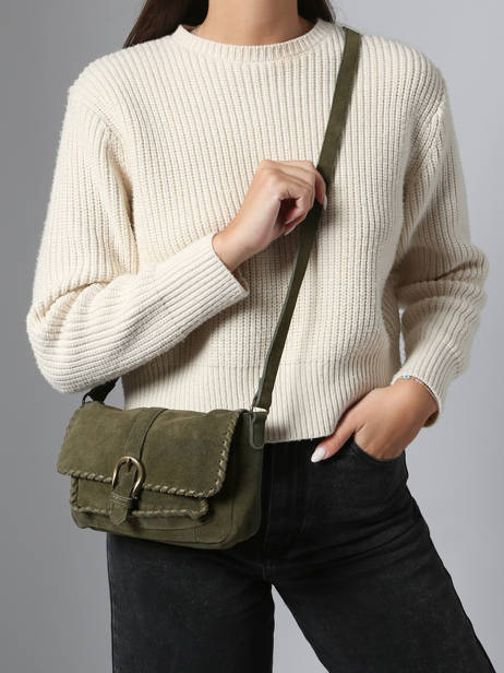 Shoulder Bag Jenny Leather Pieces Green jenny 17160093 other view 1