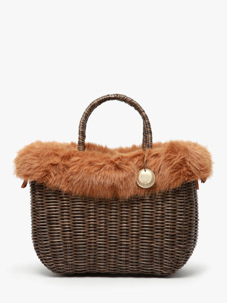 Shopping Bag Doudou Le voyage en panier Brown doudou M