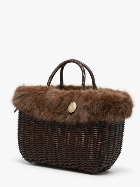 Shopping Bag Doudou Le voyage en panier Brown doudou L other view 2