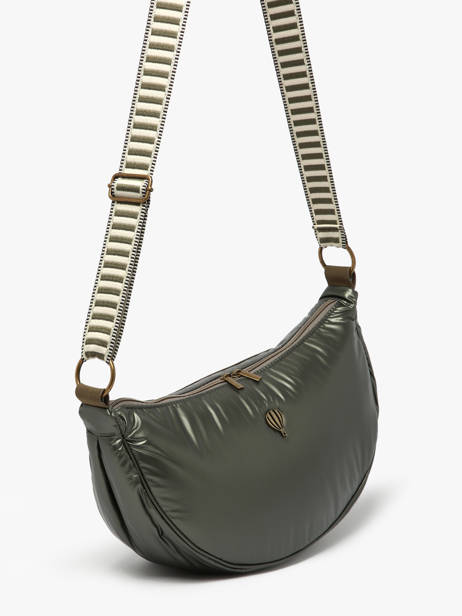 Sac Bandoulière Doudoune Polyester Le voyage en panier Vert doudoune AHP230 vue secondaire 2