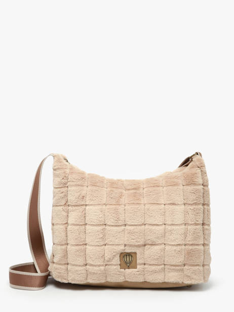 Shoulder Bag Quadri Le voyage en panier Beige quadri AHP272