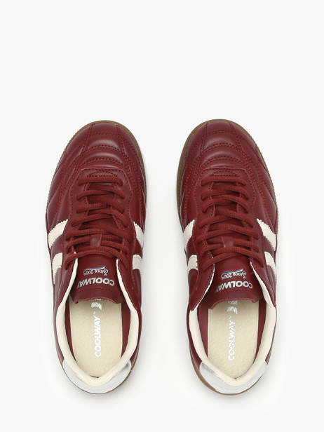 Sneakers In Leather Coolway Red women 7693165 other view 4