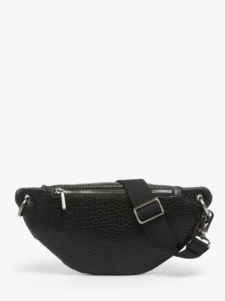 Belt Bag Vintage Leather Mila louise Black vintage 23689EX other view 4